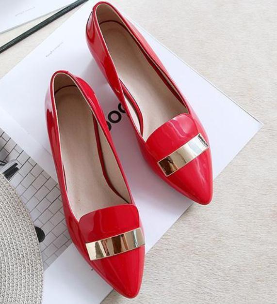 2019 Women's shoes in Spring and Autumn with New style Middle heel Coarse heel pointed end@73, Red
2019 Women's shoes in Spring and Autumn with New style Middle heel Coarse heel pointed end@73, Red