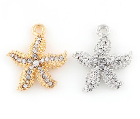 23x20mm (Gold,Silver Color) 20PCS/lot Starfish Pendant Charm DIY Hang Accessory Fit For Floating Locket Jewelrys
23x20mm (Gold,Silver Color) 20PCS/lot Starfish Pendant Charm DIY Hang Accessory Fit For Floating Locket Jewelrys
