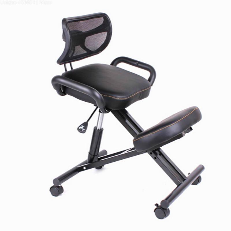 Designed Knee Chair with Back and Handle Office Kneeling Chair Ergonomic Posture Leather Black With Caster
Designed Knee Chair with Back and Handle Office Kneeling Chair Ergonomic Posture Leather Black With Caster