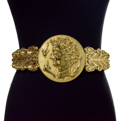 Golden Waist Belts Fashion Women's Metal Wide Waistband Female brand Designer Ladies Elastic Belt Female Golden Chain Belt Girls, Gold
Golden Waist Belts Fashion Women's Metal Wide Waistband Female brand Designer Ladies Elastic Belt Female Golden Chain Belt Girls, Gold