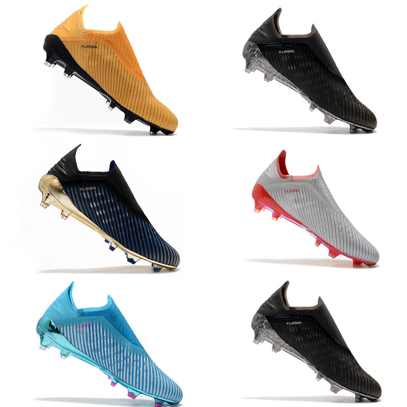 X 19+ FG Laceless Soccer Cleats Silver Metallic Red Mens Youth Junior soccer cleats Shoes outdoor football boots Speed chaos predator 19
X 19+ FG Laceless Soccer Cleats Silver Metallic Red Mens Youth Junior soccer cleats Shoes outdoor football boots Speed chaos predator 19