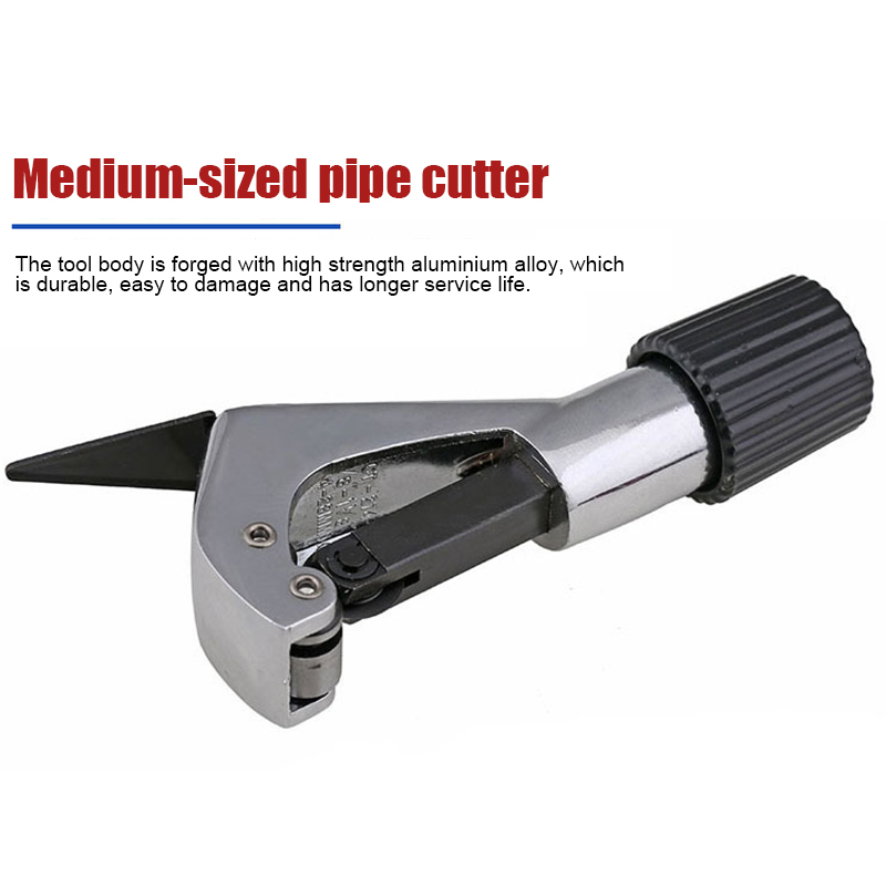 Tube Cutter Pipe Cutting Tool Durable Portable for Copper Aluminum Stainless Steel MF999
Tube Cutter Pipe Cutting Tool Durable Portable for Copper Aluminum Stainless Steel MF999
