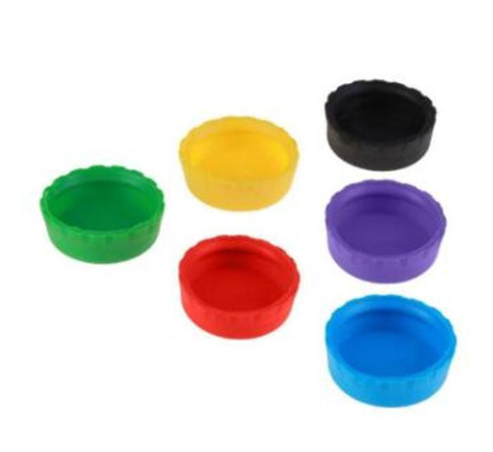 Silicone drinkware lid Silicone Bottle Caps Tops Wine Beer Caps Saver Beer Bottle Lids Silica Gel Reusable Stopper cover Caps DHL 6559222
