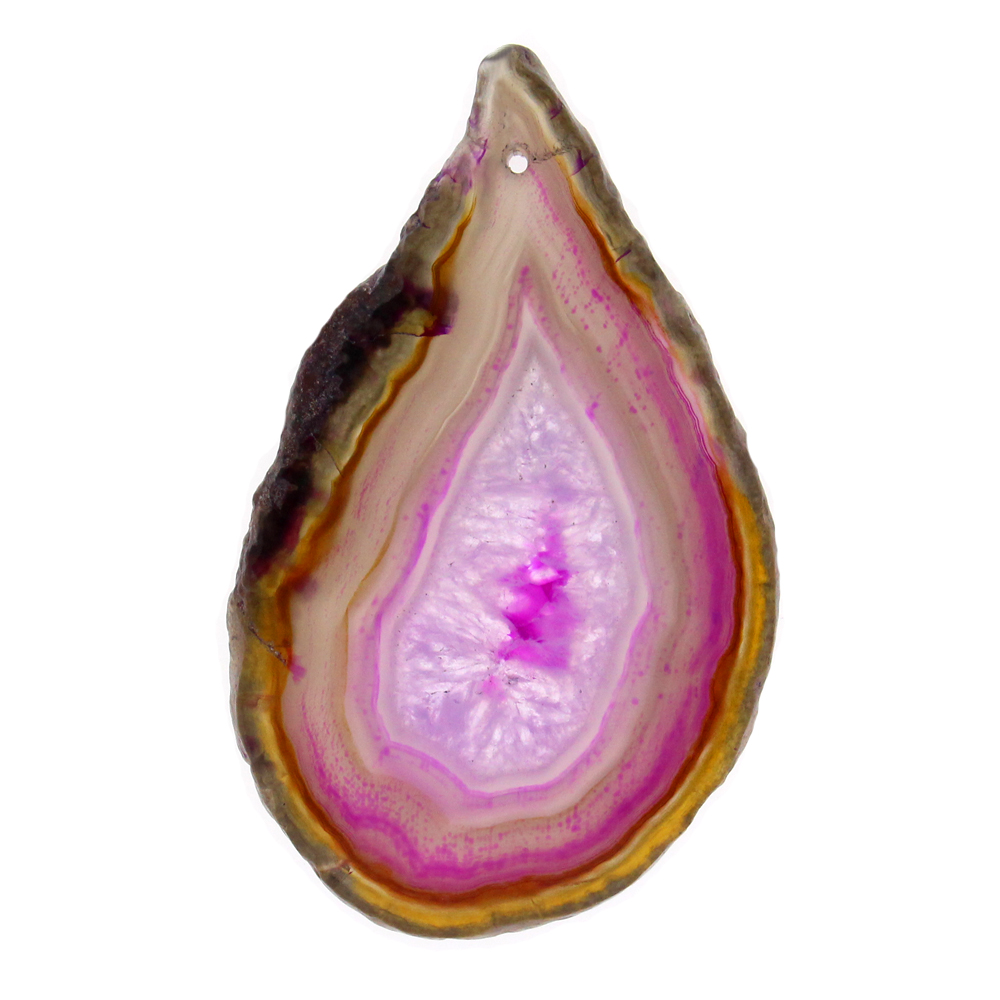 Natural irregular gem stone jewelry color agate landscape slices pendant unique agate jewelry wholesale