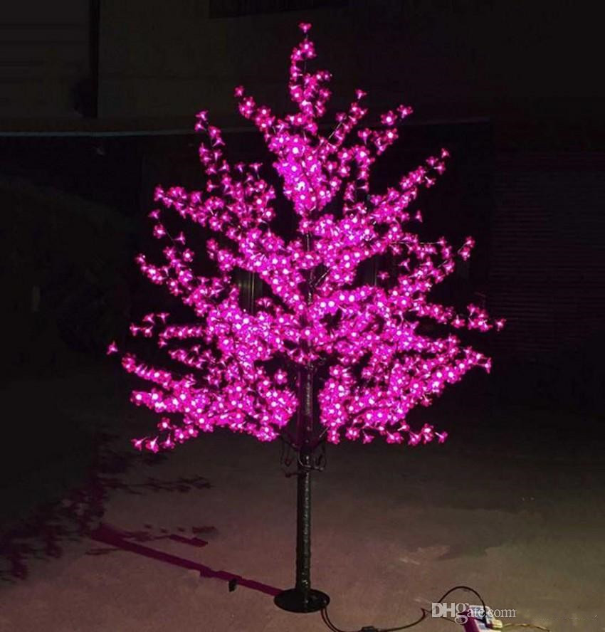 Led Cherry Blossom Tree Light 0.8M 1.2M 1.5M 1.8M New Year Wedding Luminaria Decorative Tree Branches Lamp Outdoor Lighting
