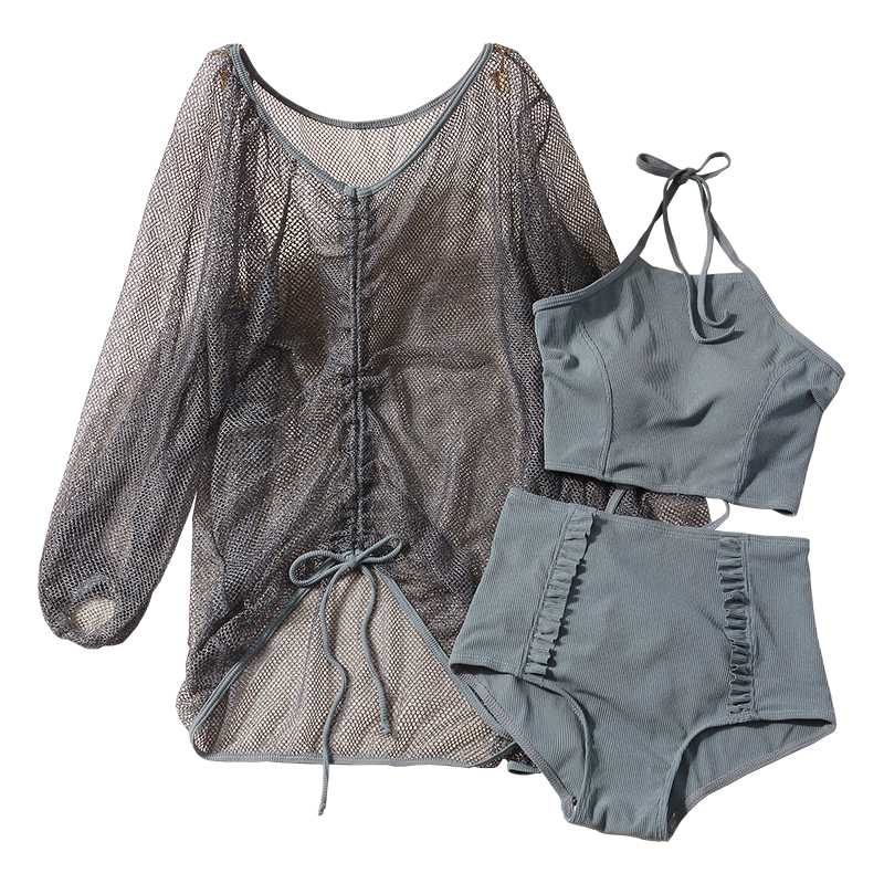 2020 New Women Solid High Waist Three-Pieces Bikini Set Bandage Bathing Suit Swimwear Summer Sexy Ladies Swimsuit Swim Biquinis
2020 New Women Solid High Waist Three-Pieces Bikini Set Bandage Bathing Suit Swimwear Summer Sexy Ladies Swimsuit Swim Biquinis