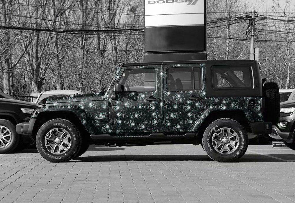 Impressive ghost style Camo Vinyl For Car Wrap With air bubble Free Printed / PAINTED Camouflage graphics stickers 1.52x10m/20m/30m Roll