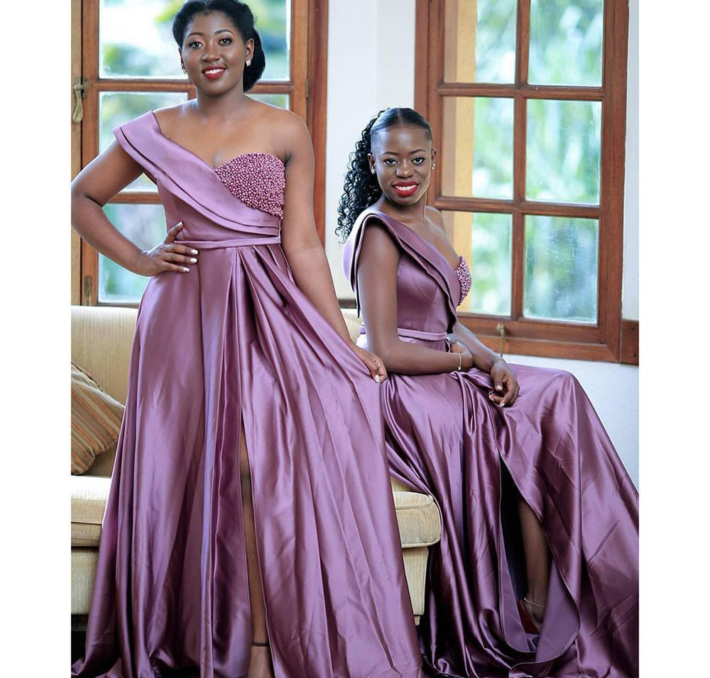 High Quality African Sweetheart Bridesmaid Dresses Spring Summer Countryside Garden Formal Wedding Party Guest Gowns Plus Size Custom Made