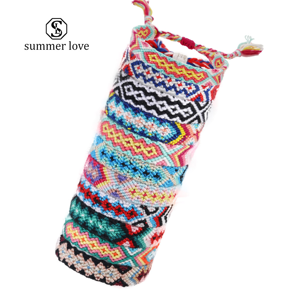 New Desinger Colorful Rope String Bracelet Ankle For Women Men Summer Bohemia Handmade Braided Adjustable Bracelet Friendship Jewelry Gift
New Desinger Colorful Rope String Bracelet Ankle For Women Men Summer Bohemia Handmade Braided Adjustable Bracelet Friendship Jewelry Gift