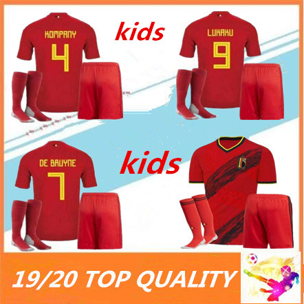 KIDS 2019 2020 European Cup Belgium soccer jersey national E.HAZARD maillot de foot LUKAKU camisetas DE BRUYNE football kits, Red
KIDS 2019 2020 European Cup Belgium soccer jersey national E.HAZARD maillot de foot LUKAKU camisetas DE BRUYNE football kits, Red