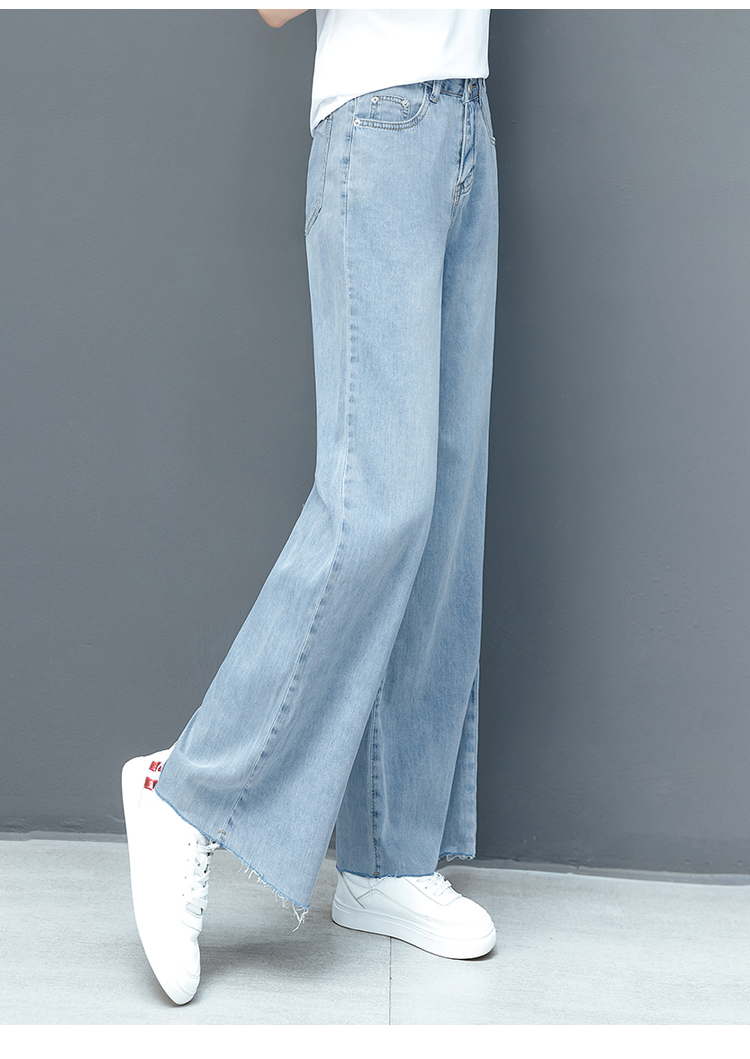Lake Blue The New Big Yards Han Edition Fashion Loose Fat Mm Wide Leg Pants Cowboy Leisure Female Trousers
Lake Blue The New Big Yards Han Edition Fashion Loose Fat Mm Wide Leg Pants Cowboy Leisure Female Trousers
