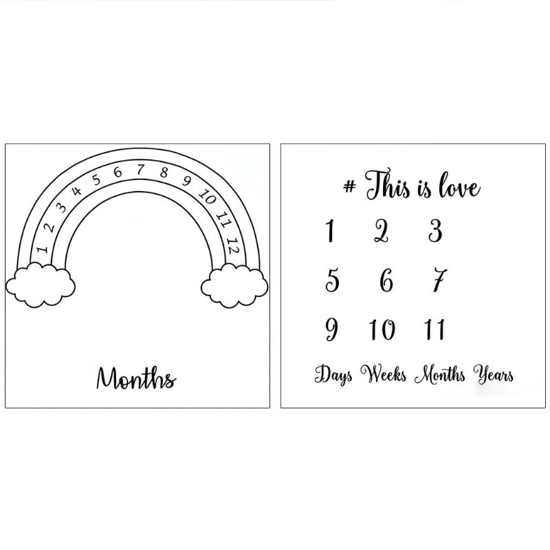 Newborn Baby Monthly Milestone Blanket Photography Background Props Baby Birthday Picture Photoshoot Supplies
Newborn Baby Monthly Milestone Blanket Photography Background Props Baby Birthday Picture Photoshoot Supplies