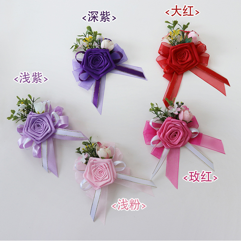 Our Manual Rose Brooch Bride and Groom jin hua Multicolor Optional Banquet Ball Sisters Wrist Flower
Our Manual Rose Brooch Bride and Groom jin hua Multicolor Optional Banquet Ball Sisters Wrist Flower