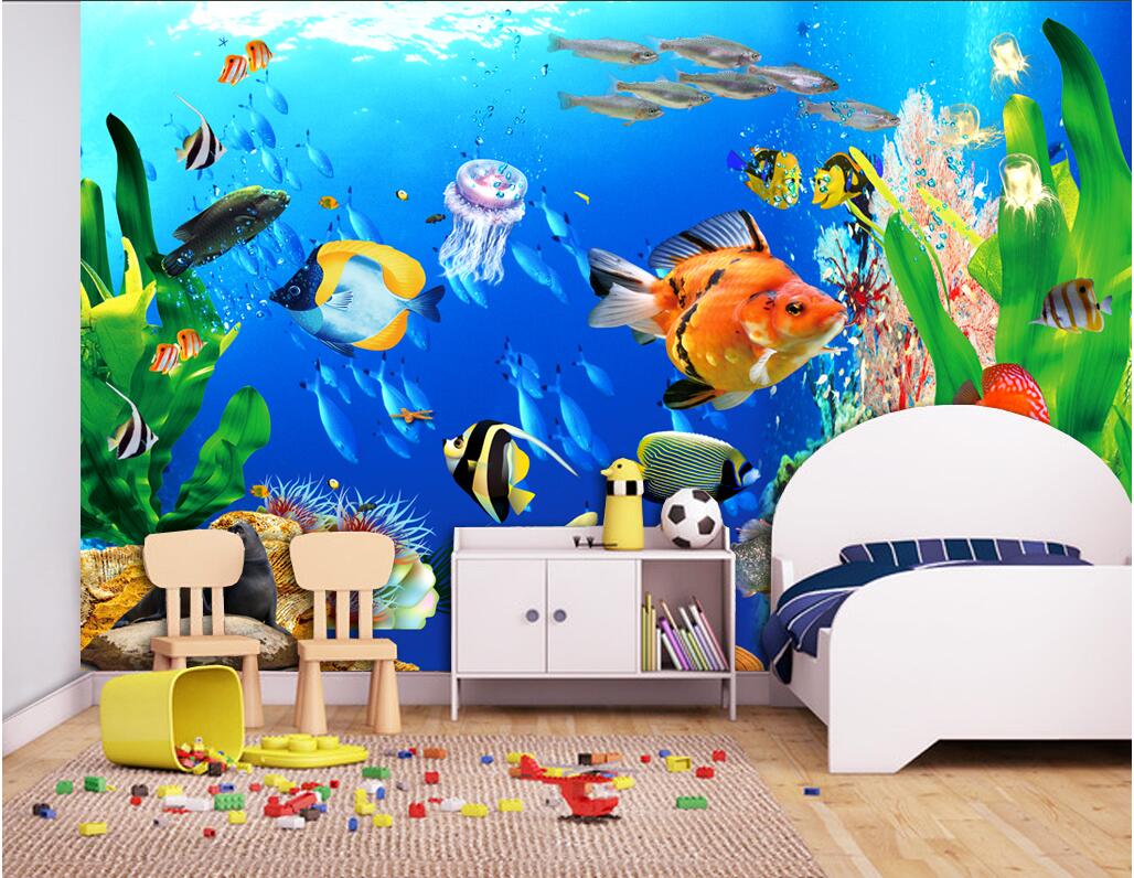 3d wall paper for living room custom photo Dream Children's Room Dream Underwater World home decor 3d wall murals wallpaper for walls 3 d, Non-woven wallpaper 
3d wall paper for living room custom photo Dream Children's Room Dream Underwater World home decor 3d wall murals wallpaper for walls 3 d, Non-woven wallpaper