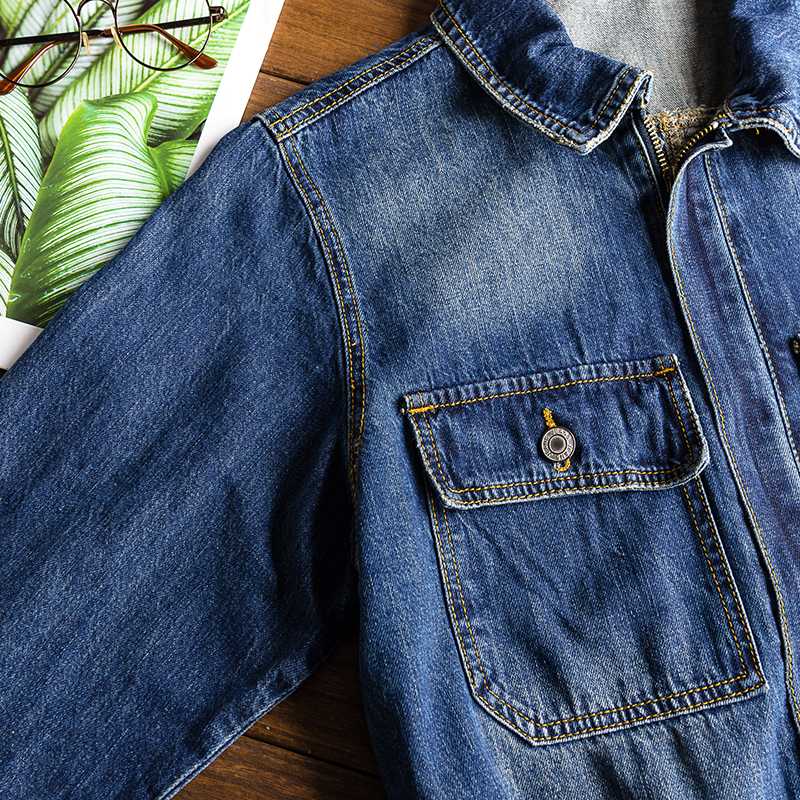 Japanese Retro Denim Jumpsuit Men's Casual Bibs Multi-pocket Small Leg Jumpsuit Fashion Denim Suits Male Overalls