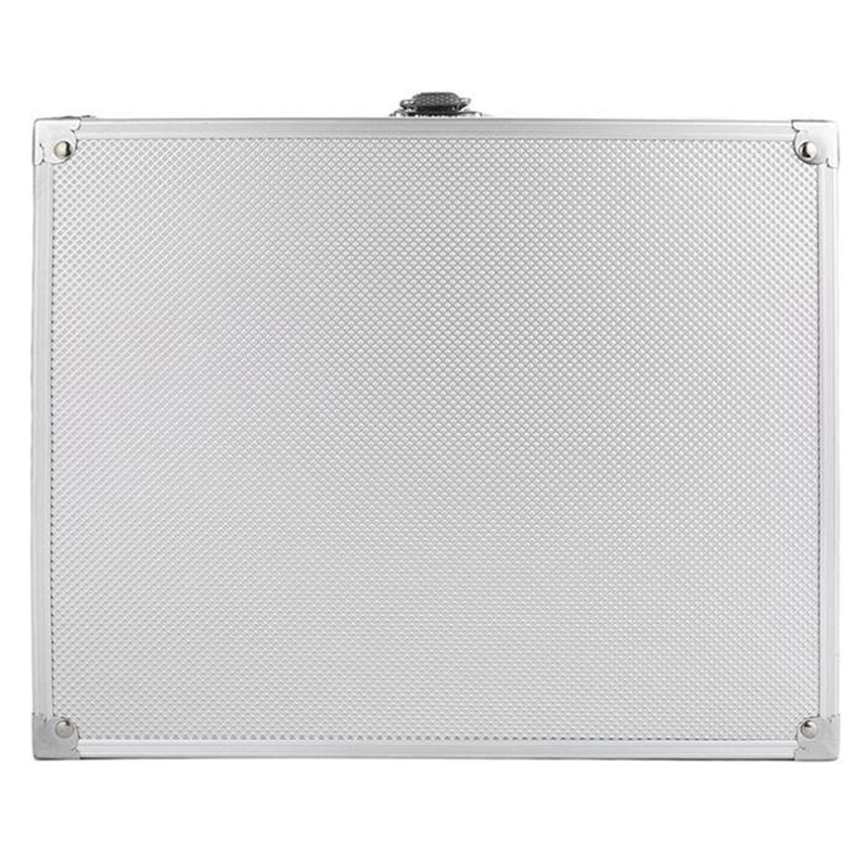 Useful Aluminium Watches Box 12 Grid Slots Jewelry Watches Display Storage Box Square Case Suede Inside Rec Watch Holder273r