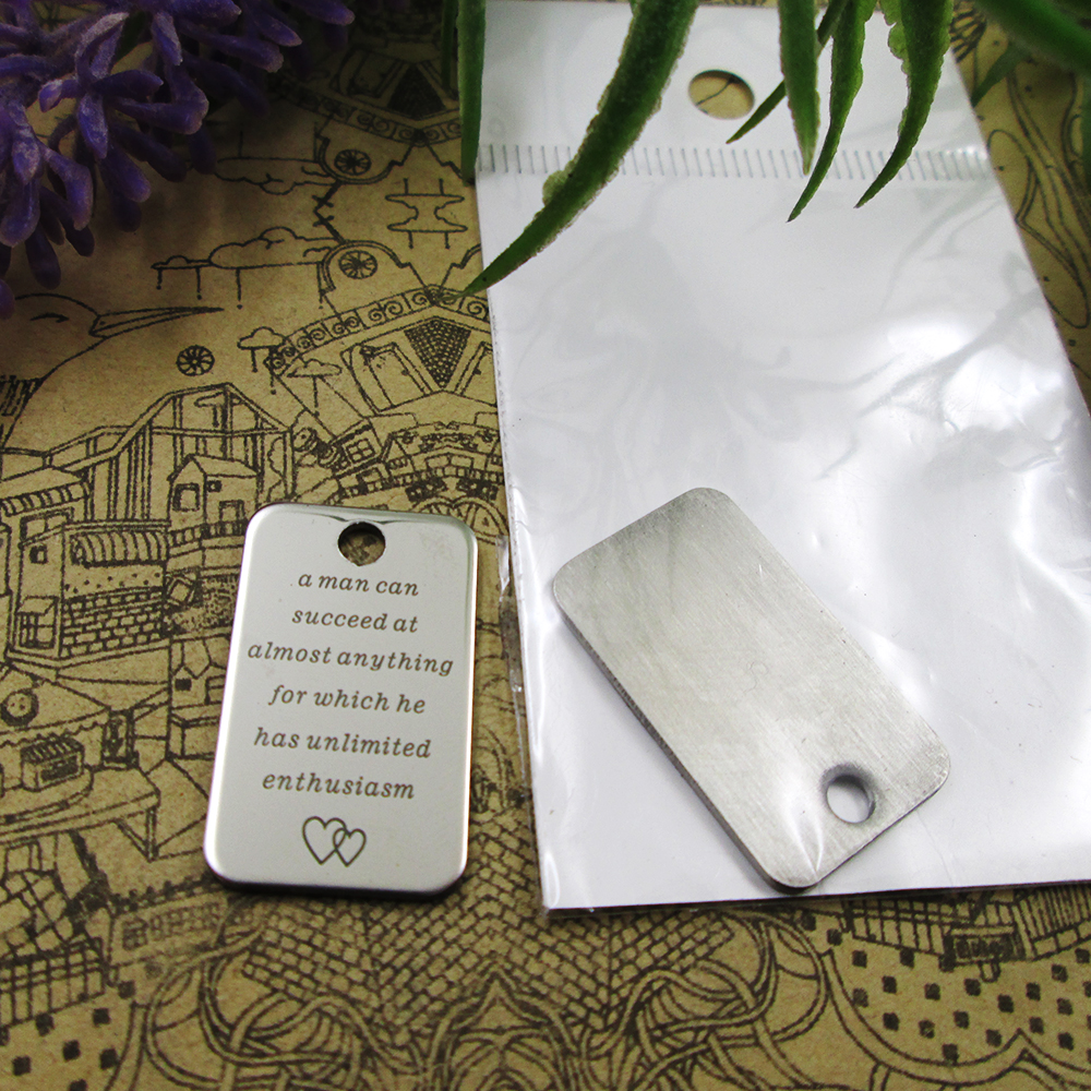 40pcs--"a man can succeed at almost anything"stainless steel charms more style for choosing DIY Charms pendants for necklace
40pcs--"a man can succeed at almost anything"stainless steel charms more style for choosing DIY Charms pendants for necklace