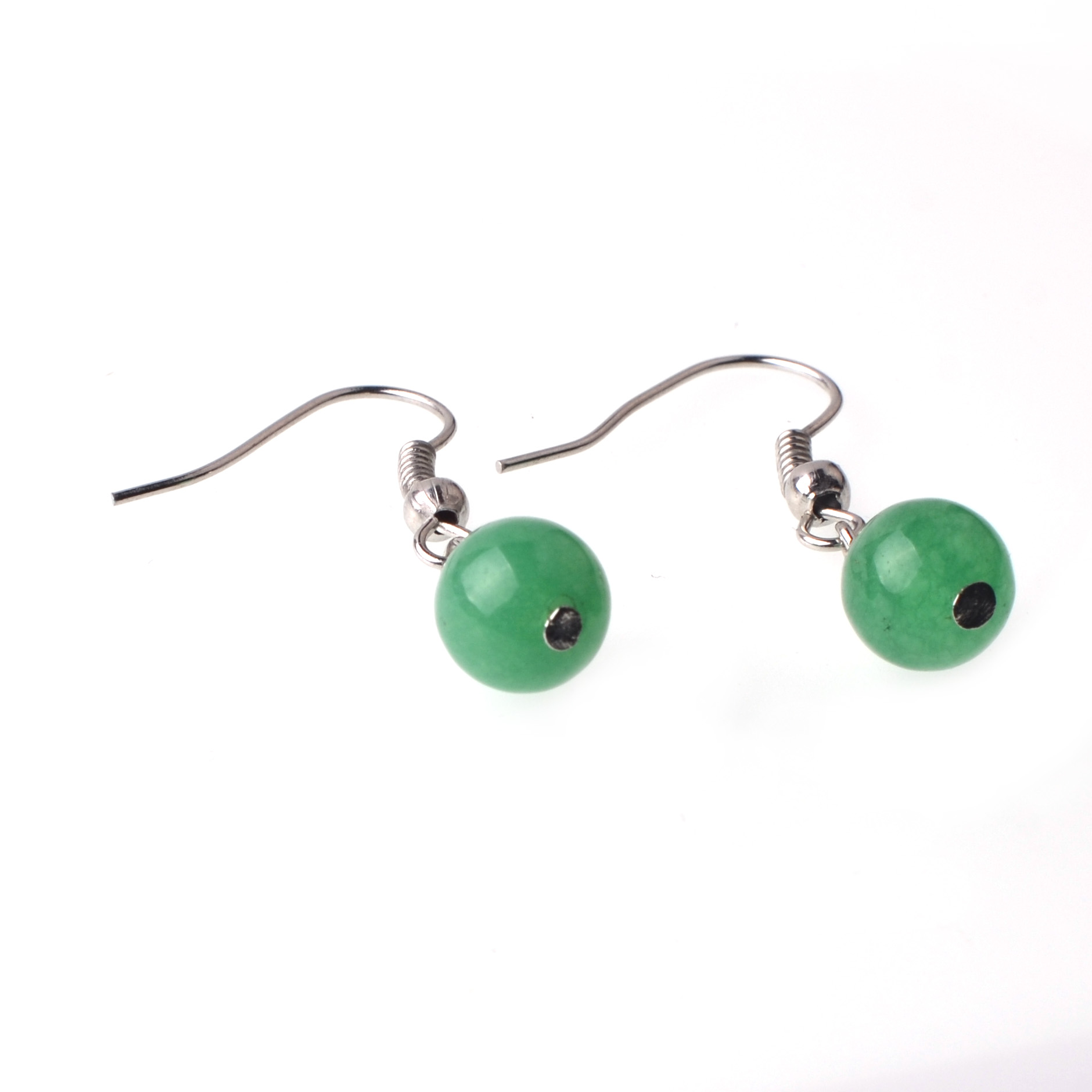 Bead Earrings Stone Pendant Female Fashion Charm Hook Pierced Ear Drops Accessories