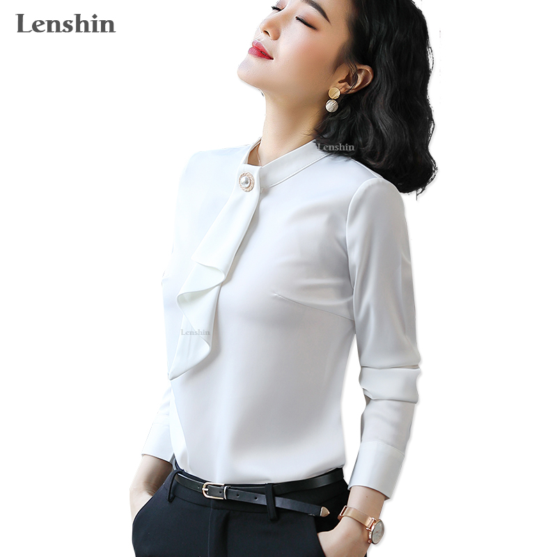 Lenshin White Shirts with Tie for Women Soft and Comfortable Blouse Work Wear Office Lady Female Tops Chemise Loose style, Gray
Lenshin White Shirts with Tie for Women Soft and Comfortable Blouse Work Wear Office Lady Female Tops Chemise Loose style, Gray