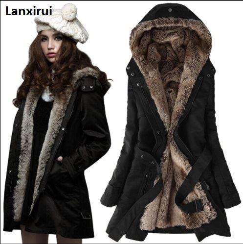 Faux Fur Lining Women ' Fur Hoodies Ladies Coats Sping Winter Warm Long Coat Jacket Cotton Clothes Thermal Parkas, Beige
Faux Fur Lining Women ' Fur Hoodies Ladies Coats Sping Winter Warm Long Coat Jacket Cotton Clothes Thermal Parkas, Beige