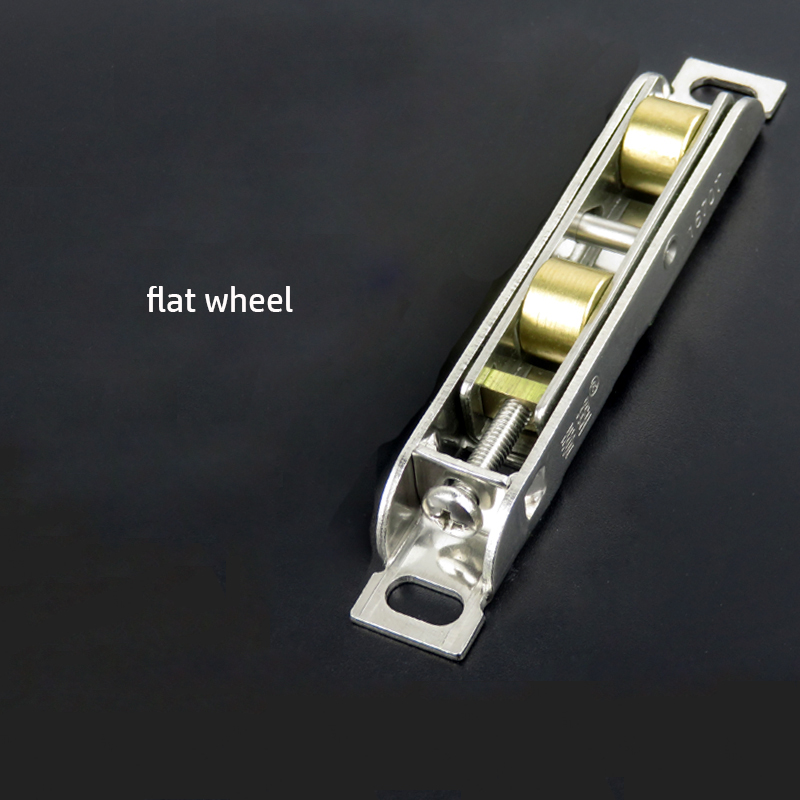 Balcony Sliding Plastic Steel Door Pulley Aluminum Alloy Screen Window Brass Wheel Muted Roller Hardware
