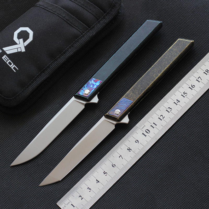 9TiEDC DJINN Flipper pocket knife folding blade high quality M390 Titanium handle hunting knife camping survival knives Utility EDC tools
9TiEDC DJINN Flipper pocket knife folding blade high quality M390 Titanium handle hunting knife camping survival knives Utility EDC tools