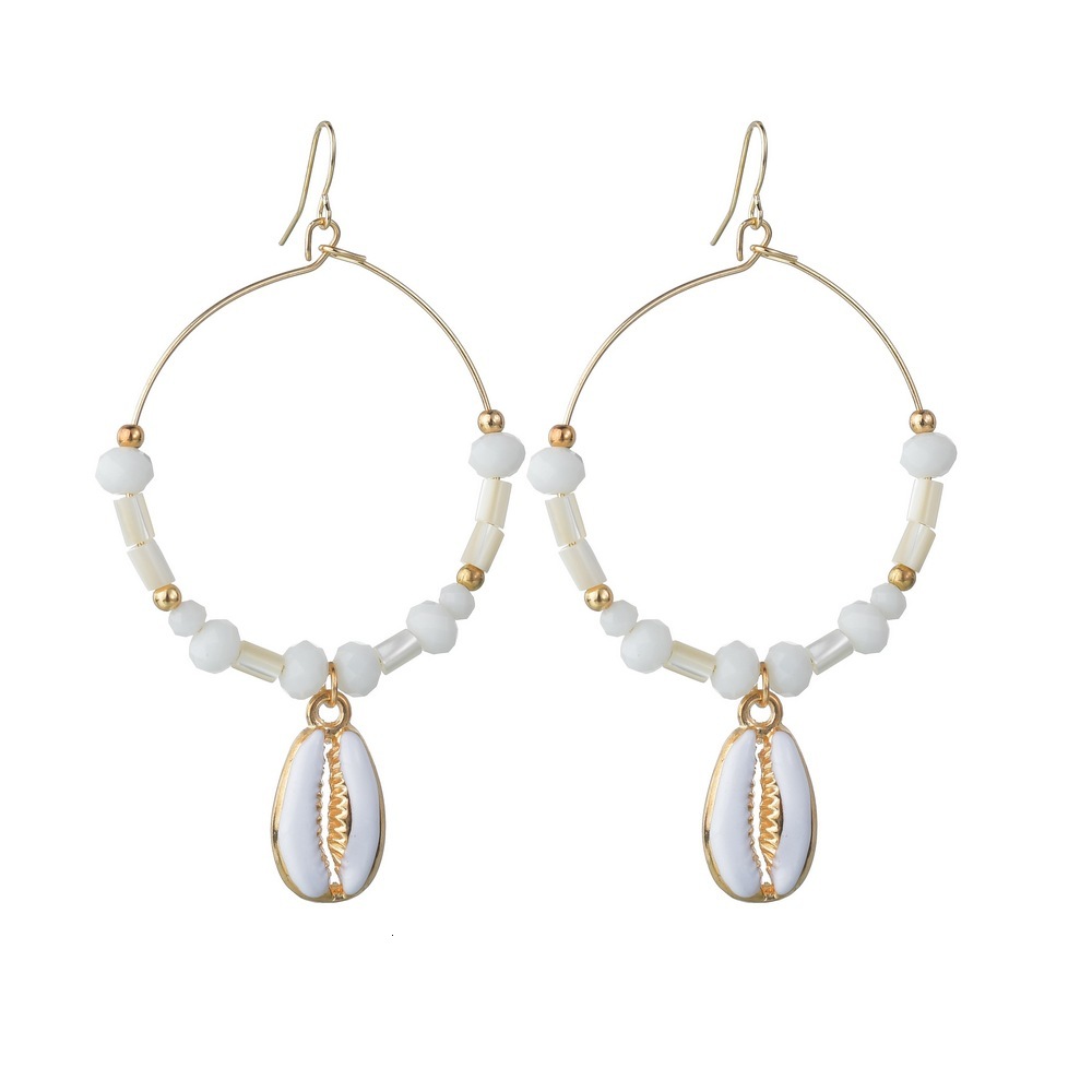 Accessories Fresh And Natural Shell Earrings Oil Dripping Shell Will Circle Metal Eardrop Ear Circle
Accessories Fresh And Natural Shell Earrings Oil Dripping Shell Will Circle Metal Eardrop Ear Circle
