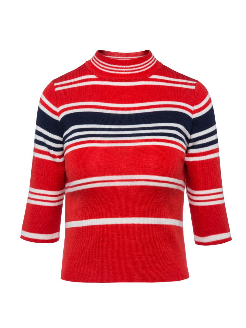 Women Winter Knitted Wool Sweater Color Block Stripe Half Sleeve Slim Casual Pullover Jumper Autumn Female Knit Tops, Orange
Women Winter Knitted Wool Sweater Color Block Stripe Half Sleeve Slim Casual Pullover Jumper Autumn Female Knit Tops, Orange