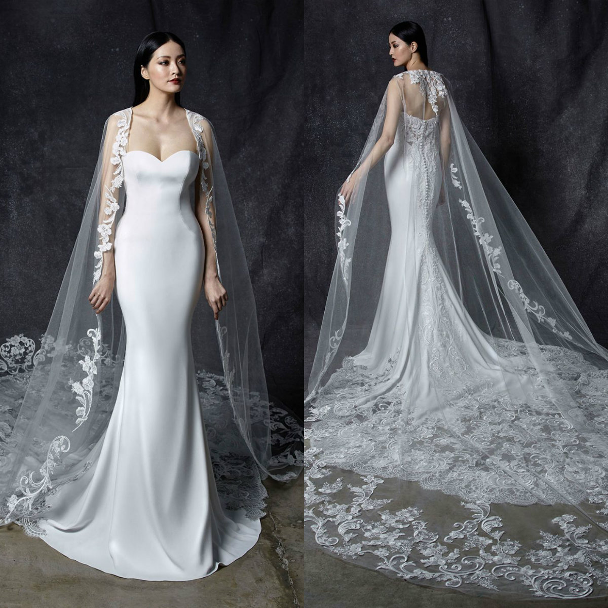 2020 Satin Wedding Dresses With Wrap Sweetheart Lace Appliqued Sweep Train Mermaid Wedding Dress Custom Made Plus Size Beach Bridal Gowns, Hunter green 
2020 Satin Wedding Dresses With Wrap Sweetheart Lace Appliqued Sweep Train Mermaid Wedding Dress Custom Made Plus Size Beach Bridal Gowns, Hunter green