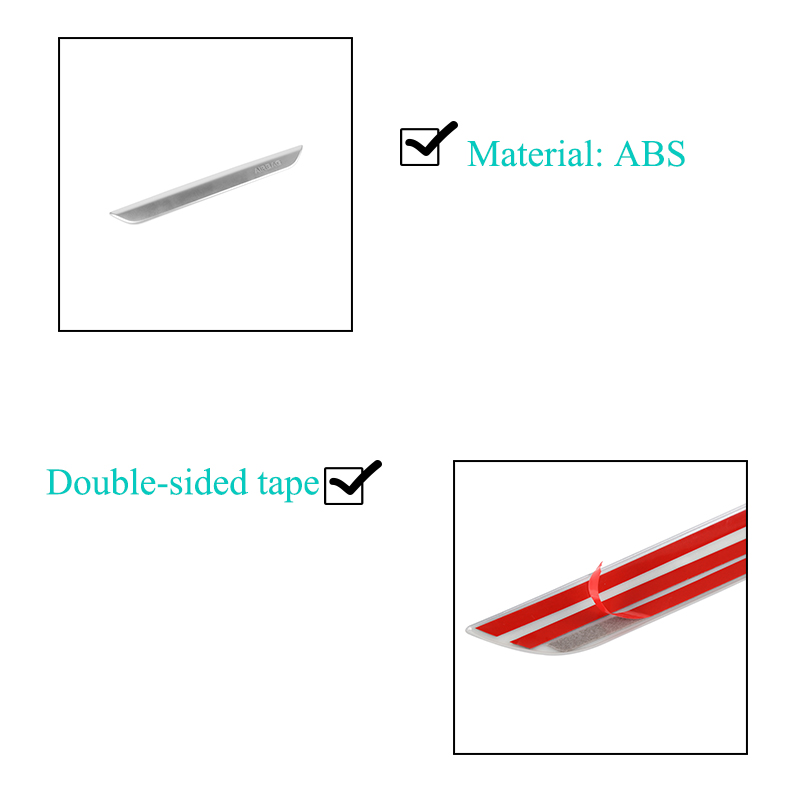 Co-pilot Handle Trim Strip Decoration Silver For Jeep Wrangler JL 2018 Factory Outlet High Quatlity Auto Internal Accessories