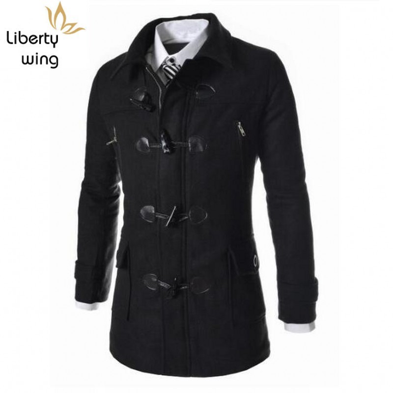 New Winter Mens Woolen Coats Slim Fit Casual Long Overcoats Fashion Solid Detachable Hooded Outerwear Plus Size -3XL, Black
New Winter Mens Woolen Coats Slim Fit Casual Long Overcoats Fashion Solid Detachable Hooded Outerwear Plus Size -3XL, Black