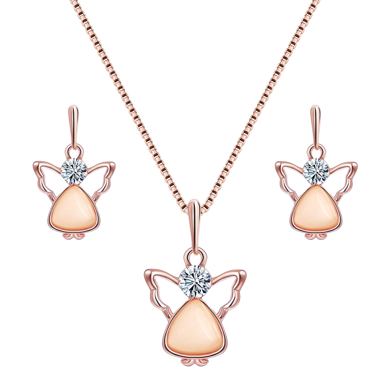MISANANRYNE Natural Stone Jewelry Sets Round Angel Shape For Women Gold-color Chain Champagne Pendant Necklace Earrings Sets, As pic
MISANANRYNE Natural Stone Jewelry Sets Round Angel Shape For Women Gold-color Chain Champagne Pendant Necklace Earrings Sets, As pic