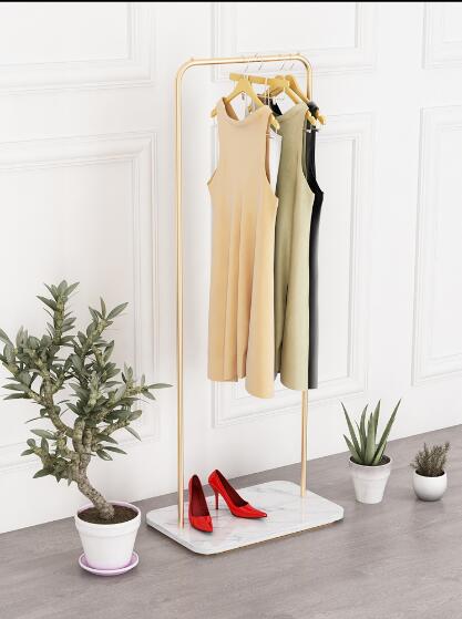 Marble metal coat hanger Bedroom Furniture living room simple modern coats hangers landing Bedside clothes rack