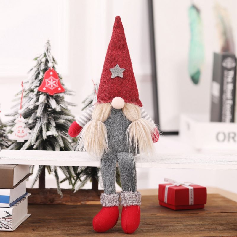 Christmas Handmade Swedish Gnome Santa Standing Plush Doll Ornaments Xmas Holiday Home Party Decor Kids Toy Gift X4YD
Christmas Handmade Swedish Gnome Santa Standing Plush Doll Ornaments Xmas Holiday Home Party Decor Kids Toy Gift X4YD
