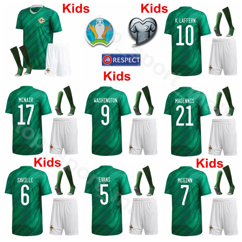Youth Northern Ireland Jersey 2020 European Cup Soccer Socks Set Kids LAFFERTY MCNAIR DAVIS MAGENNIS MCGINN McAULEY Football Shirt Kits, Black;yellow
Youth Northern Ireland Jersey 2020 European Cup Soccer Socks Set Kids LAFFERTY MCNAIR DAVIS MAGENNIS MCGINN McAULEY Football Shirt Kits, Black;yellow