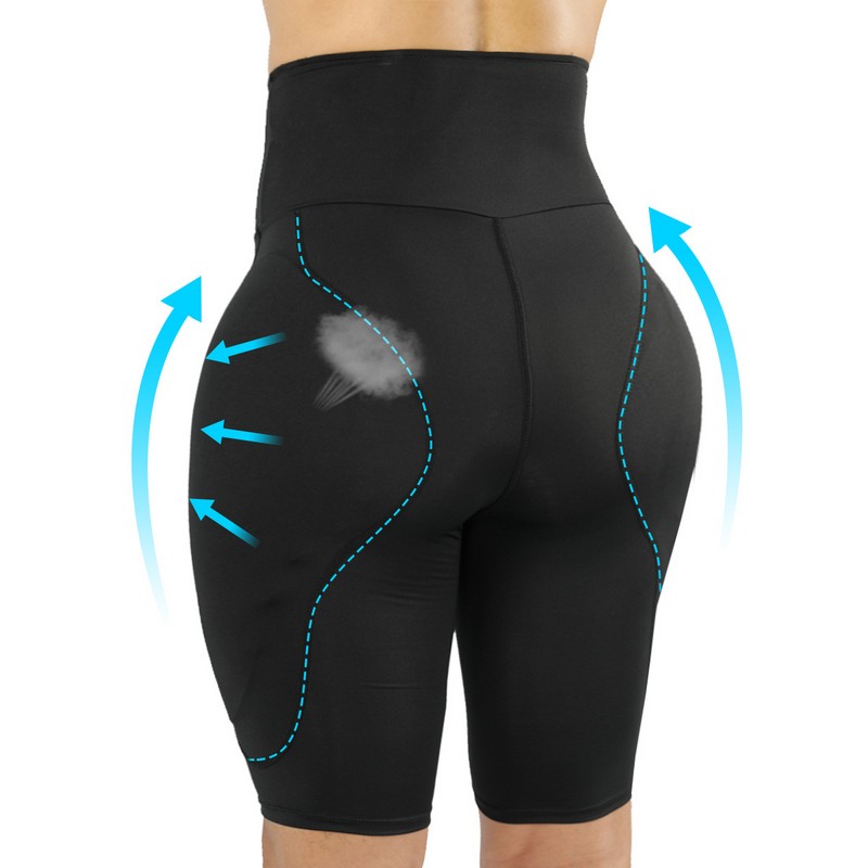 Men FAKE ASS Body Shapers High Waisted Side Booty Padded Seamless Tummy Control Panties Shapewear Boxer Hip Enhancer Butt Lifter Underwear Plus Size 6