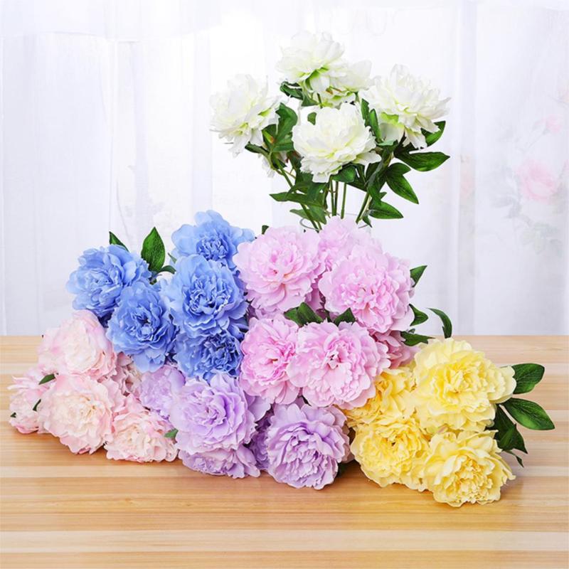 7 Pcs/Set Artificial Flowers 75Cm Colorful Peony Fake Flowers Bouquet For Home Party New Year Decoration Valentines Day Gift, 10
7 Pcs/Set Artificial Flowers 75Cm Colorful Peony Fake Flowers Bouquet For Home Party New Year Decoration Valentines Day Gift, 10
