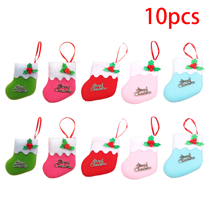 10pcs New Christmas Stocking Socks Mini Boots Candy Gift Bag Christmas Tree Hanging Ornament Home Party Decor for Kids Dropship
10pcs New Christmas Stocking Socks Mini Boots Candy Gift Bag Christmas Tree Hanging Ornament Home Party Decor for Kids Dropship