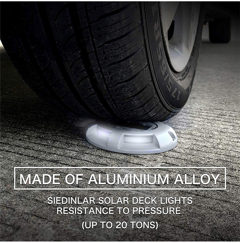 Aluminum Led Lights Outdoor Waterproof LED Solar Pathway Light Solar Lawn Road Solar Lamps for Road Resistant Road Entry Plaza