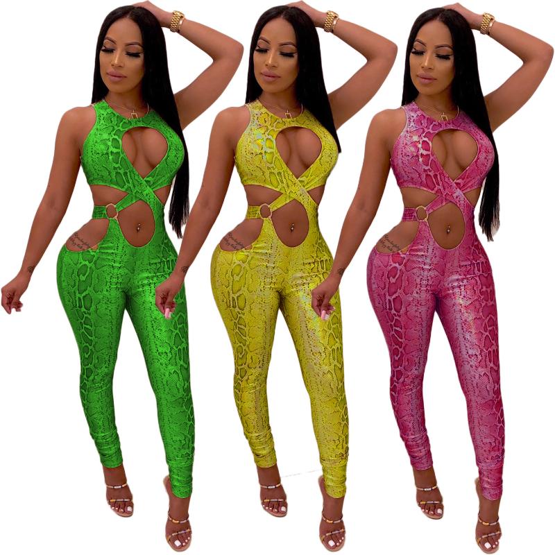 HAOYUAN Sexy Snake Print Rompers Womens Jumpsuit Hollow Out Festival Clothing One Piece Rumper Club Overalls Bodycon Jumpsuits, Green
HAOYUAN Sexy Snake Print Rompers Womens Jumpsuit Hollow Out Festival Clothing One Piece Rumper Club Overalls Bodycon Jumpsuits, Green