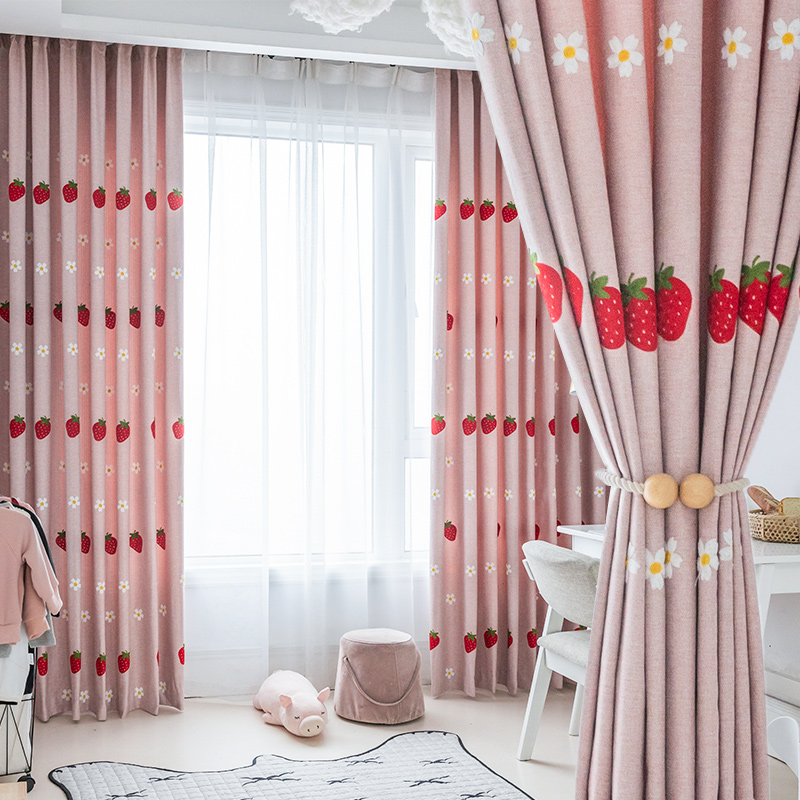 Cute Strawberry Tulle curtains for Girls Room Living room Bedroom Window Drapes Home Decor White Embroidered sheer Voile &40
Cute Strawberry Tulle curtains for Girls Room Living room Bedroom Window Drapes Home Decor White Embroidered sheer Voile &40