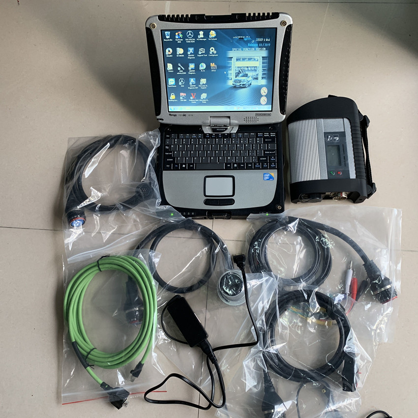Sd connect MB STAR C4 for mercedes diagnostic tools laptop cf-19 hdd 320gb 03/2021 xentry epc das full set ready to work
Sd connect MB STAR C4 for mercedes diagnostic tools laptop cf-19 hdd 320gb 03/2021 xentry epc das full set ready to work