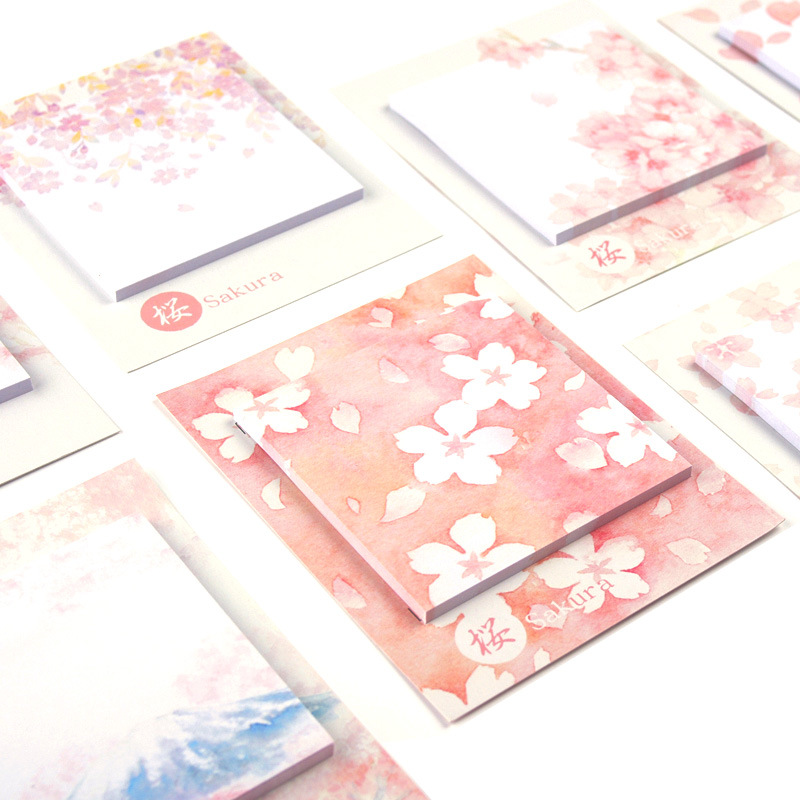 30 Sheets Romantic Memo Pad Lovely Cherry Blossom Pink Flower Sticky Note Office and School Supplies Kawaii Stationery Stickers
30 Sheets Romantic Memo Pad Lovely Cherry Blossom Pink Flower Sticky Note Office and School Supplies Kawaii Stationery Stickers