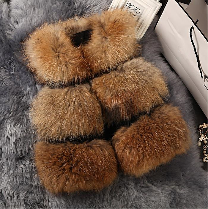 2020 Fashion Style Women Real Raccoon Fur Vest Winter Thick Warm Fashion Gilet Waistcoat New 3 Rows
2020 Fashion Style Women Real Raccoon Fur Vest Winter Thick Warm Fashion Gilet Waistcoat New 3 Rows