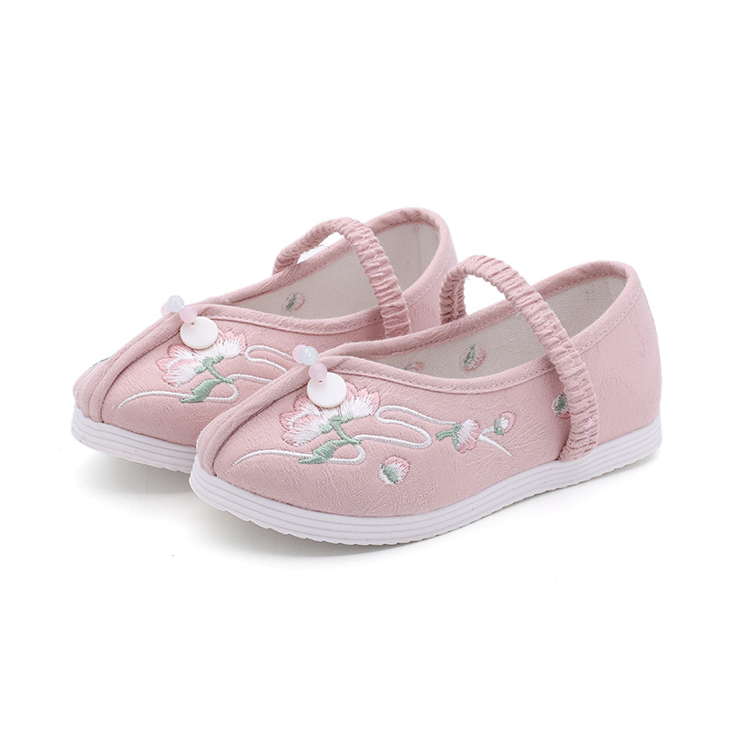 children's hanfu shoes Chinese style casual cloth shoes soft bottom breathable sneakers kids girls embroidered fashion, White
children's hanfu shoes Chinese style casual cloth shoes soft bottom breathable sneakers kids girls embroidered fashion, White