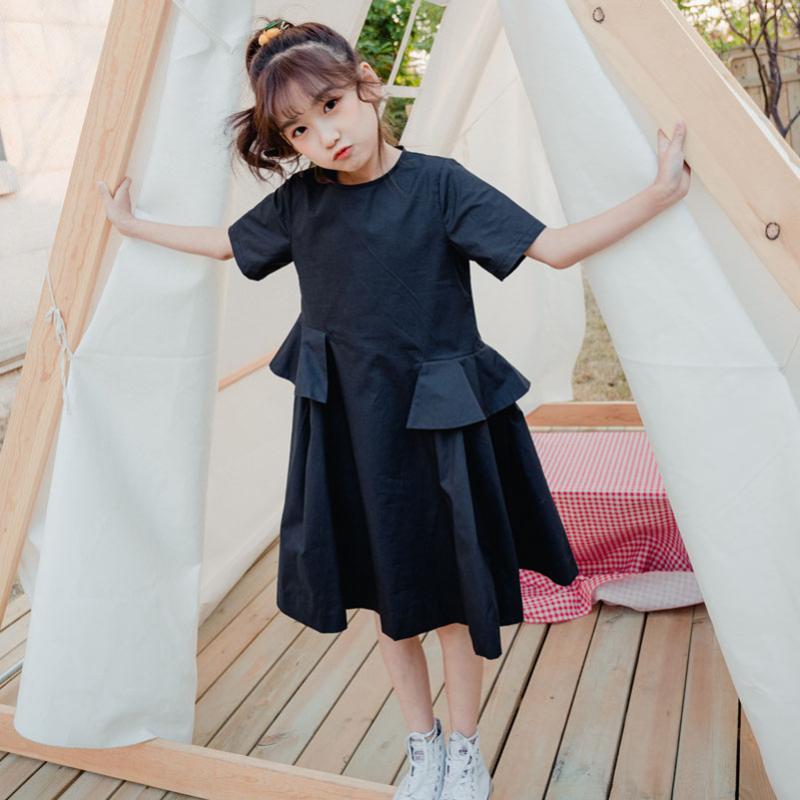 YourSeason 2020 Summer New Girl Cotton O Neck Loose Dress Short Sleeve Cute Girls Elegant Brief Casual Korean Style Dress, Black
YourSeason 2020 Summer New Girl Cotton O Neck Loose Dress Short Sleeve Cute Girls Elegant Brief Casual Korean Style Dress, Black