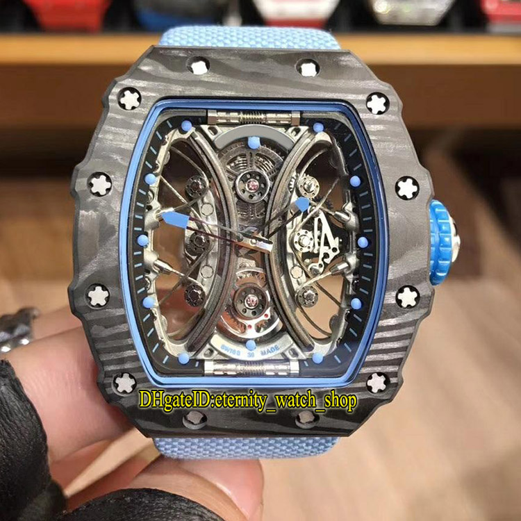 Top Edition RM 53-01 Pablo Mac Donough NTPT Carbon Fiber Case Skeleton Dial Miyota Mechanical RM53-01 Men Watch Designer Nylon Sport Watches, Box
Top Edition RM 53-01 Pablo Mac Donough NTPT Carbon Fiber Case Skeleton Dial Miyota Mechanical RM53-01 Men Watch Designer Nylon Sport Watches, Box
