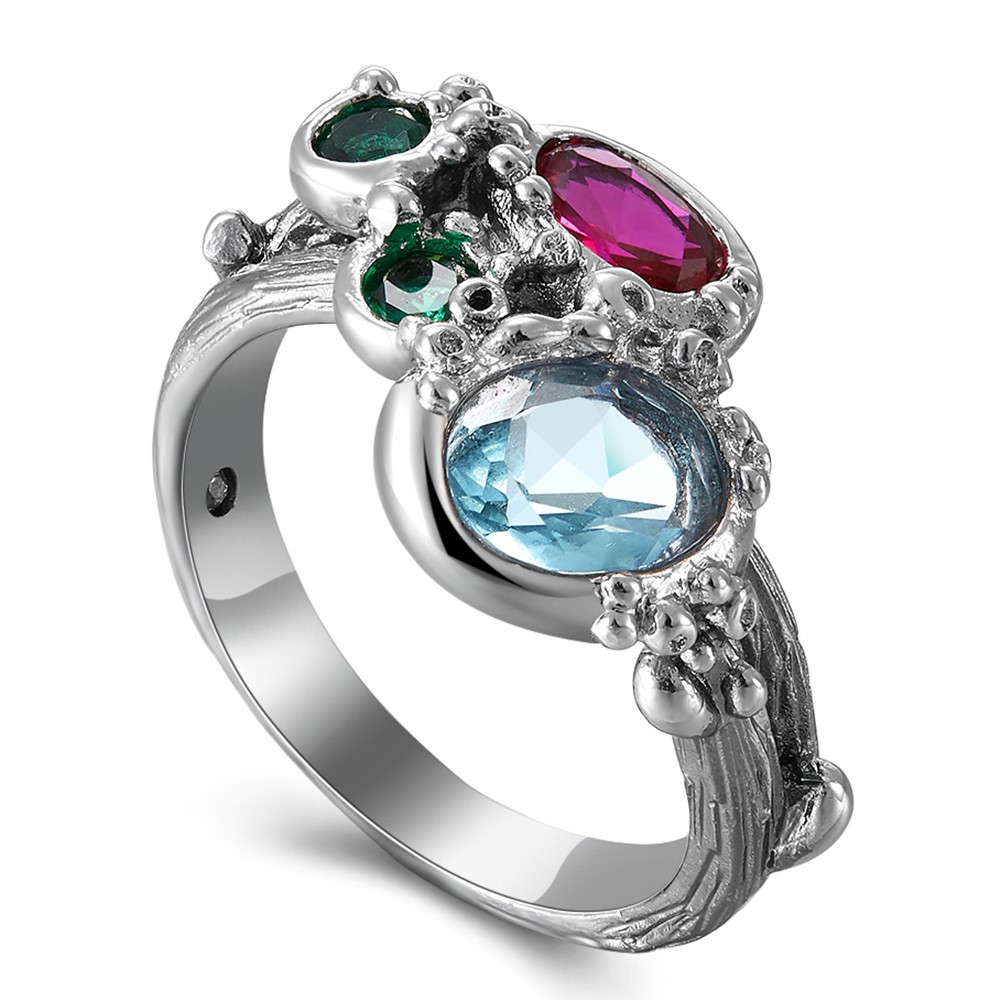 Multi Color Oval Blue/Fuschia Crystal Ring Trendy Gun Black Jewellery Top quality Door to Door Shipping Women Jewelry rings
Multi Color Oval Blue/Fuschia Crystal Ring Trendy Gun Black Jewellery Top quality Door to Door Shipping Women Jewelry rings