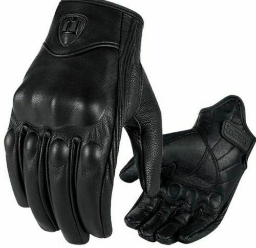 Retro Pursuit Perforated Real Leather Motorcycle Gloves Moto Waterproof Gloves Motorcycle Protective Gears Motocross Gloves gift62
