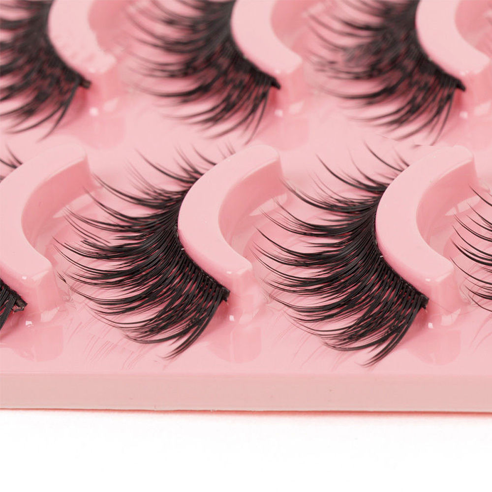 5 Pairs 15 mm Natural Long Thick Eye Lashes Extension Tools Makeup Long Beauty False Eyelashes